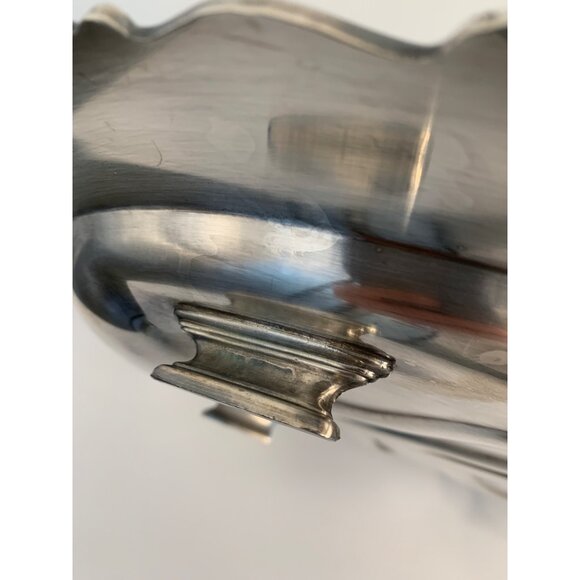 XL Wm Rogers Silver-Plate Oval Serving Platter Tree of Life 18"x13" 8923 - Picture 6 of 6